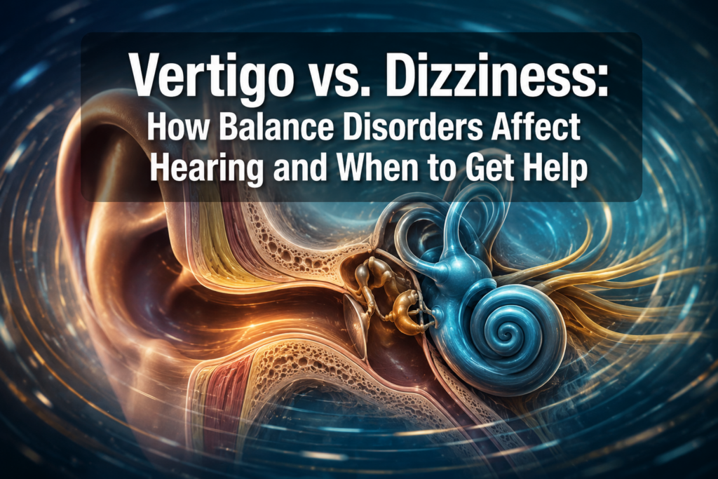 Vertigo vs. Dizziness: How Balance Disorders Affect Hearing and When to Get Help