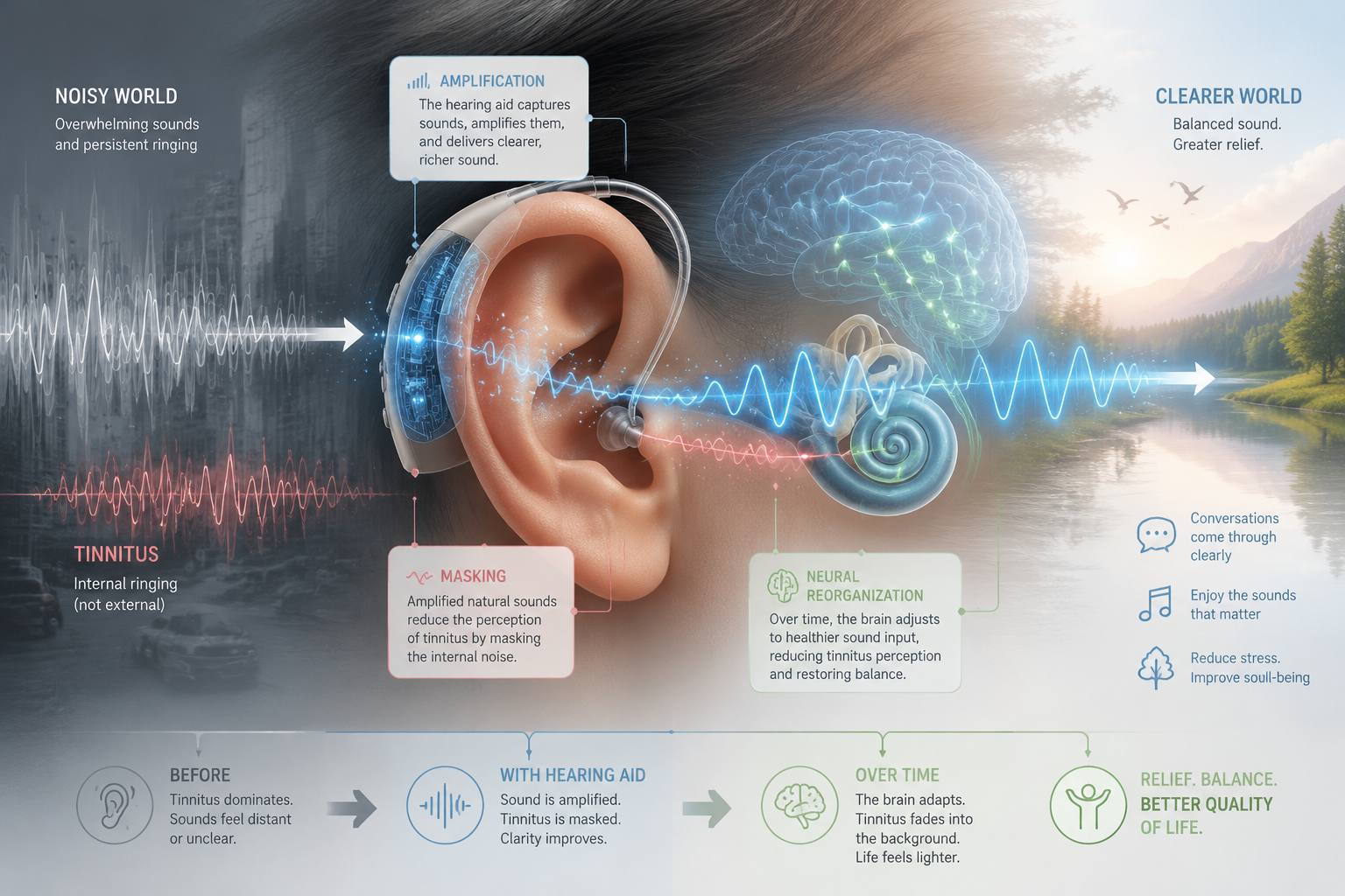 How Do Hearing Aids Reduce Tinnitus Symptoms?
