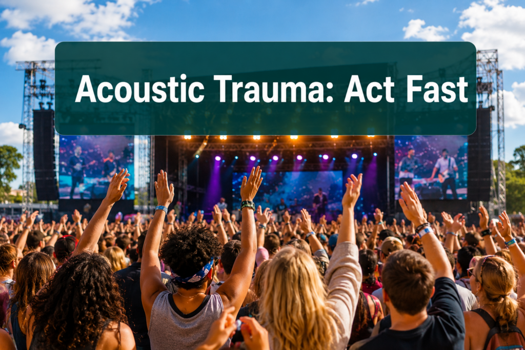 Acoustic Trauma from Loud Events: What to Do Immediately After a Concert, Firework Show, or Sudden Noise Blast
