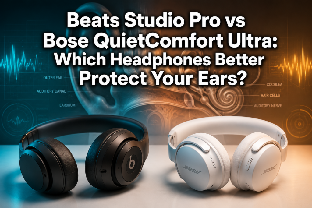 Beats Studio Pro vs Bose QuietComfort Ultra: Which Headphones Better Protect Your Ears?