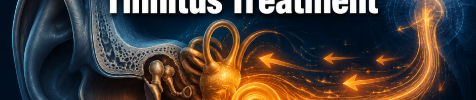 Innovative tinnitus treatments that block back channels in the ear