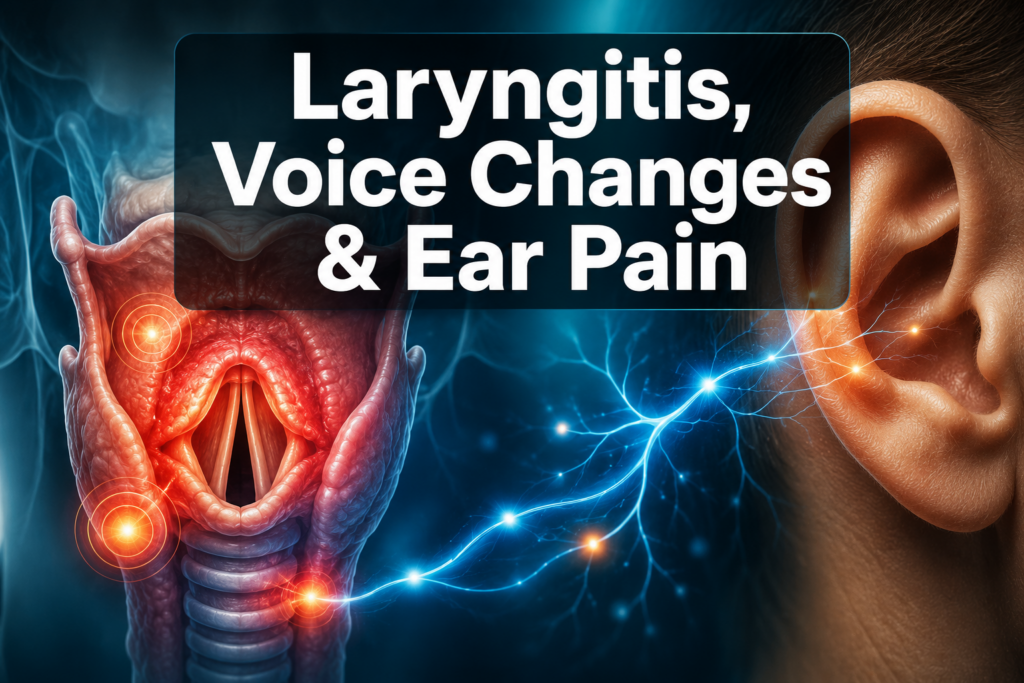 Laryngitis, Voice Changes, and Ear Pain: Understanding How Throat Inflammation Affects Your Ears