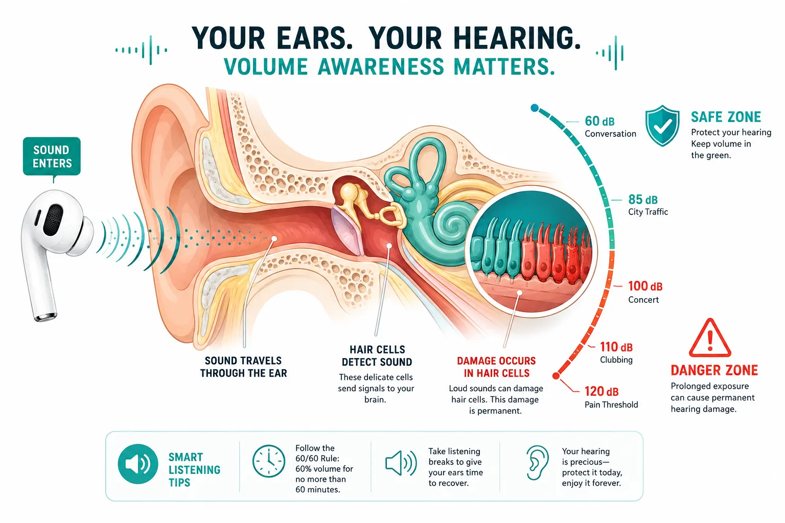 How Loud Is Too Loud, and What Volume Level Prevents Hearing Damage